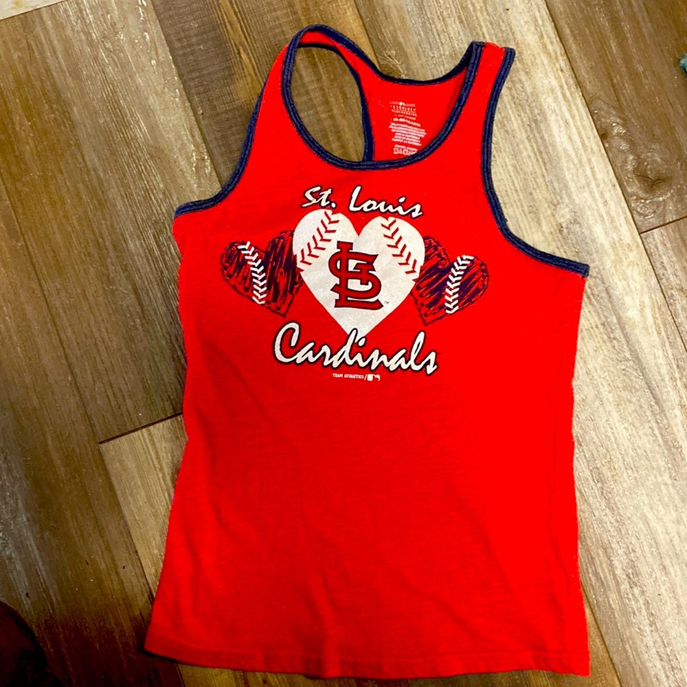 cardinals Genuine Team Athletics XL- eg- 14/16 polyester/cotton tank.
